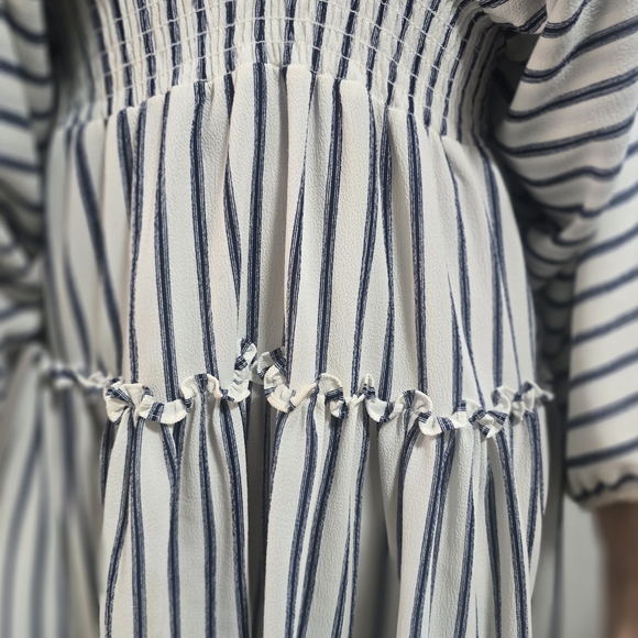 Misa Los Angeles Black and White Backless Dress - Picture 3 of 8